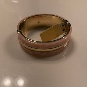 White House Black Market Pink and Gold Bracelet